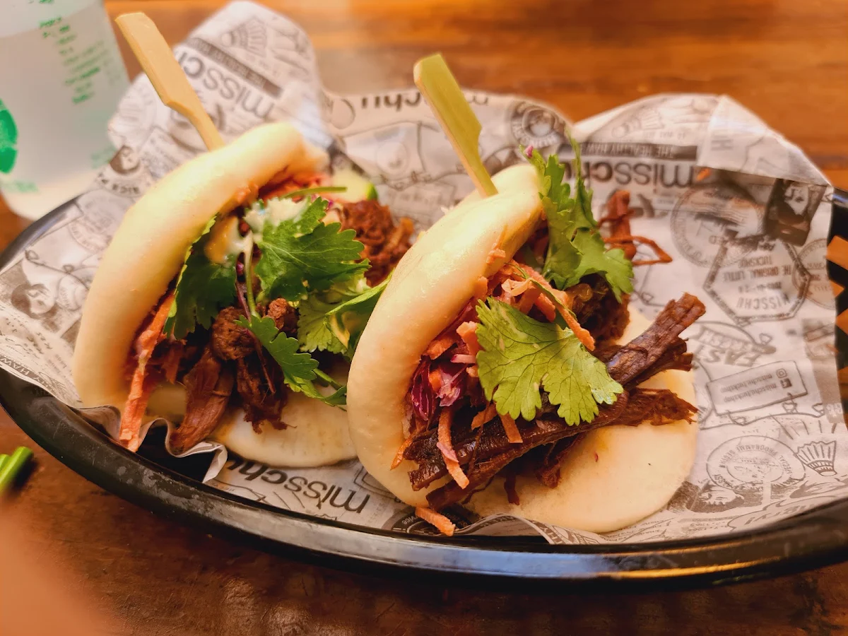 Braised Beef Brisket and Asian Slaw Bao Bun, MISSCHU South Yarra