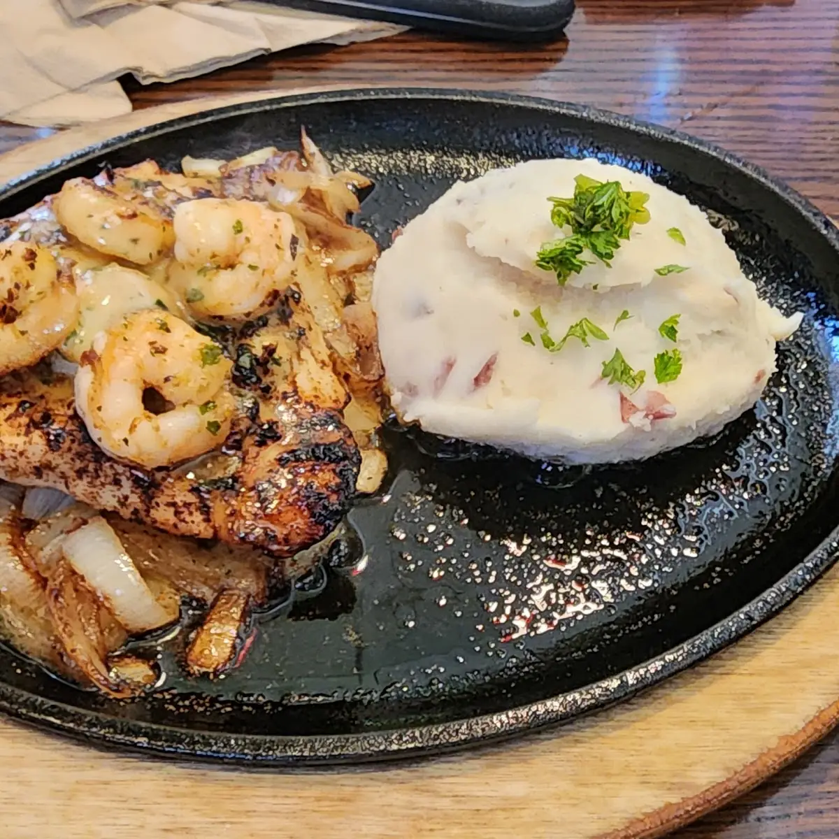 Shrimp 'N Parmesan Sirloin