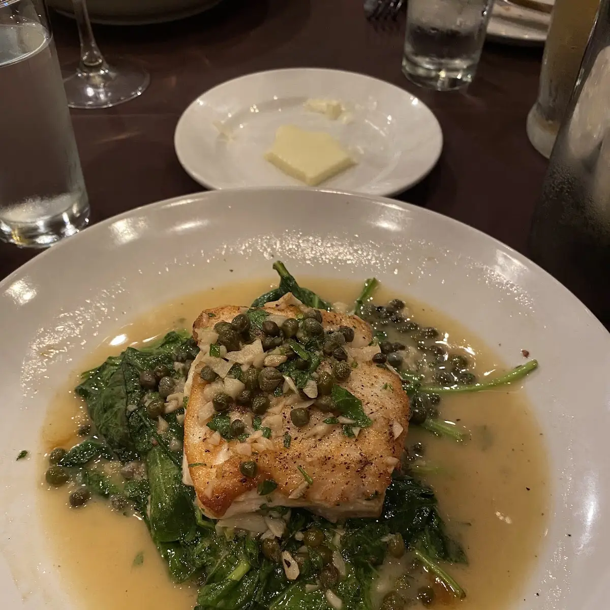 Pan Seared Halibut Piccata