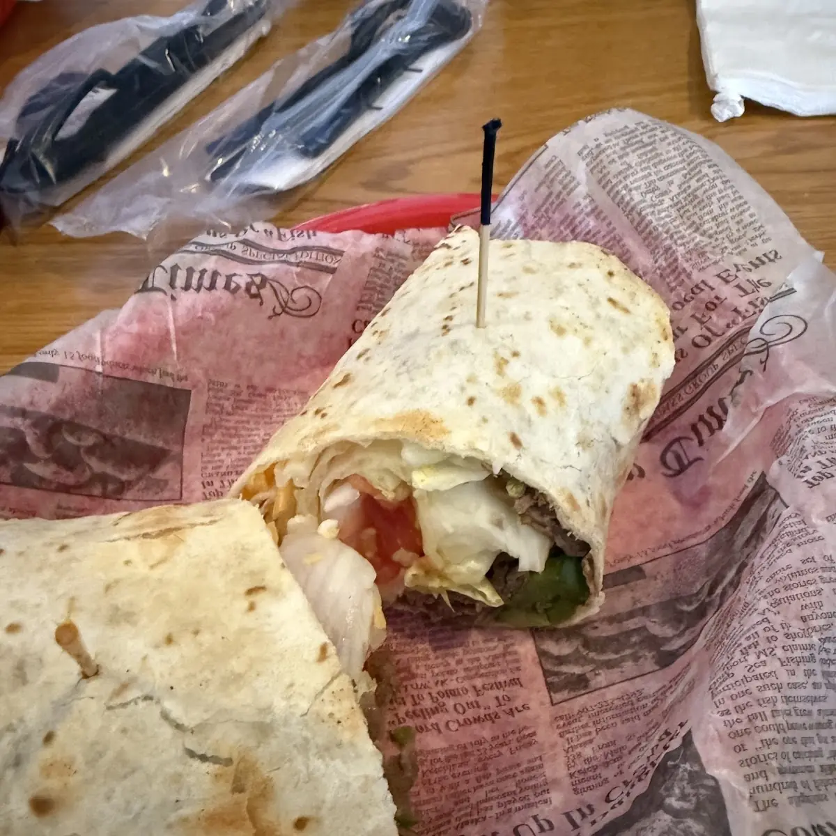 Steak Supreme Burrito