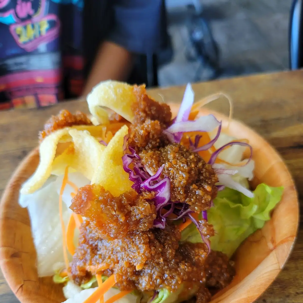 Mango Pineapple Duck Salad