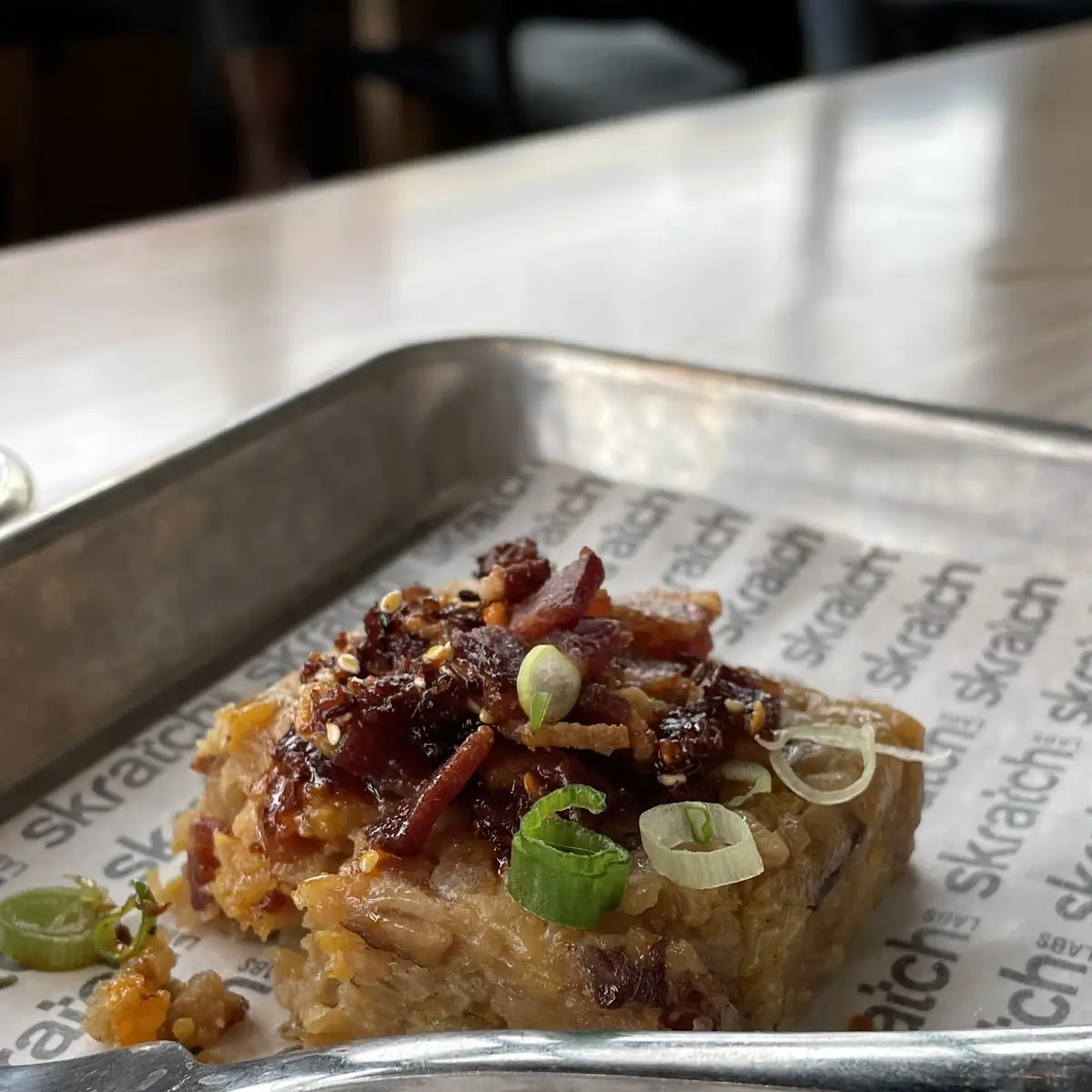 Bacon & Egg Rice Cake