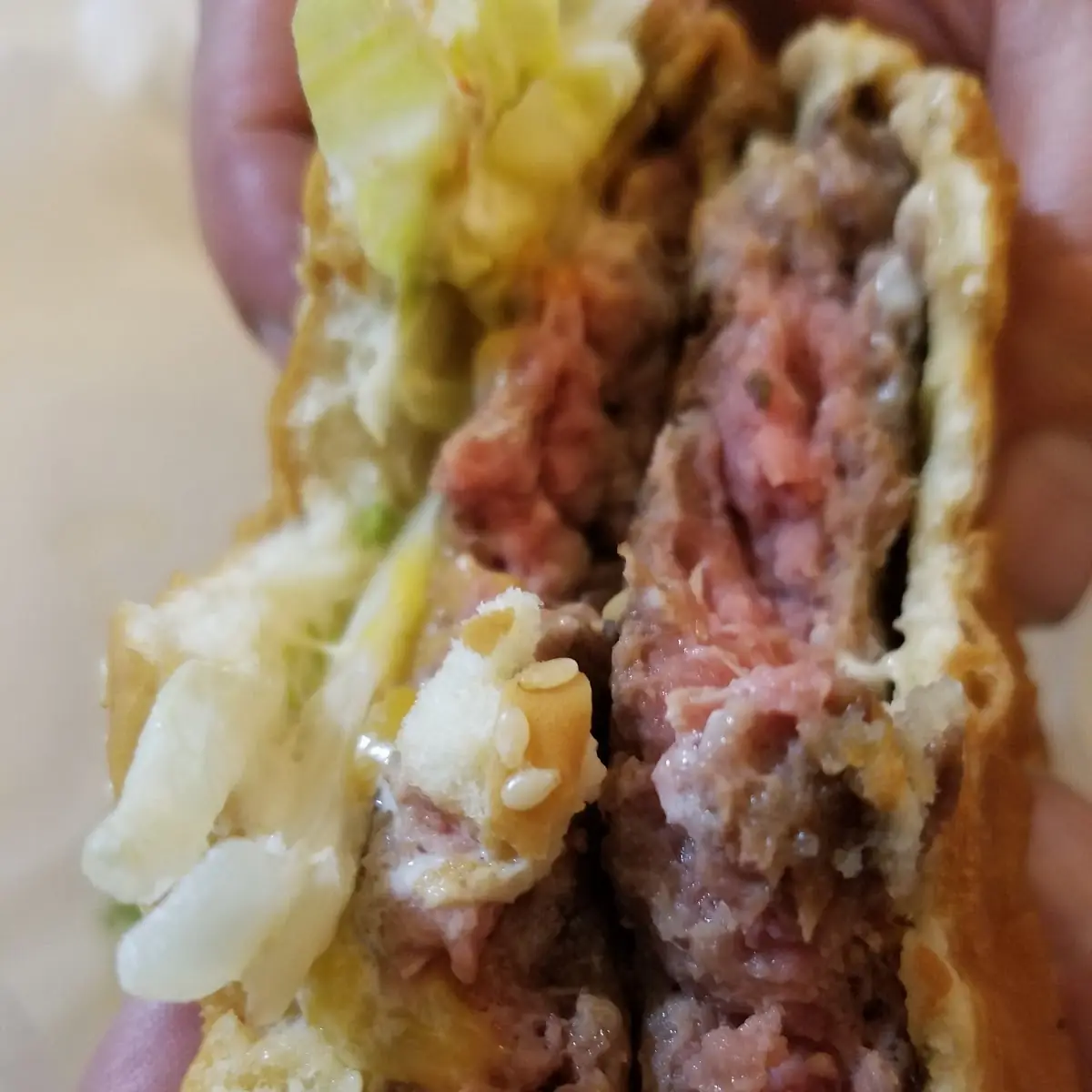 Double Cheeseburger Made Incorrect
