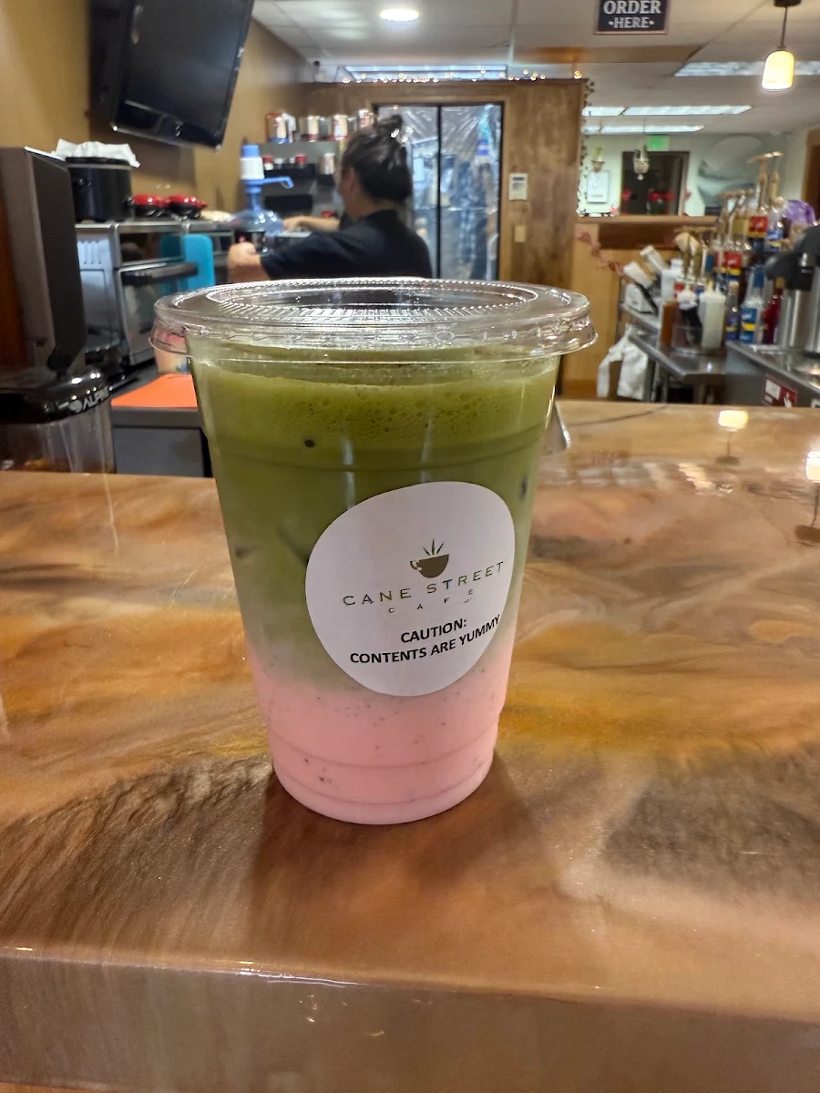 Strawberry Matcha Latte