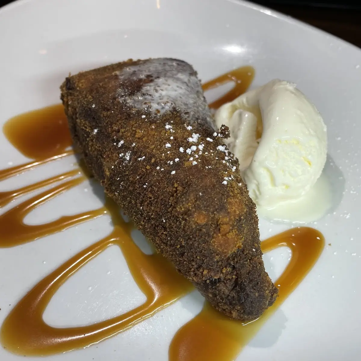 Fried Chocolate Cake