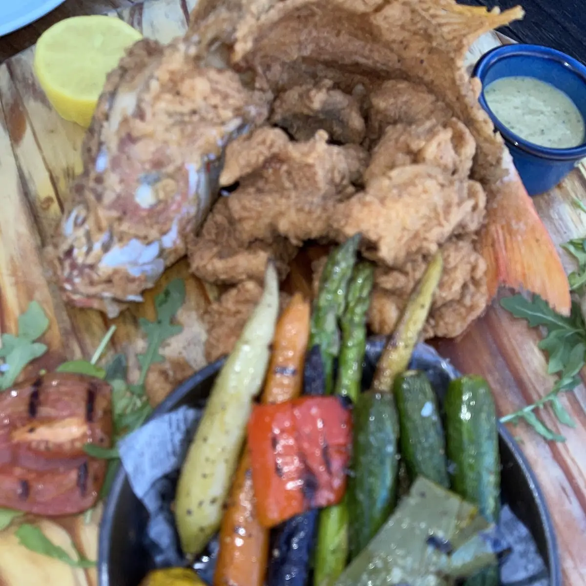Fried Red Snapper