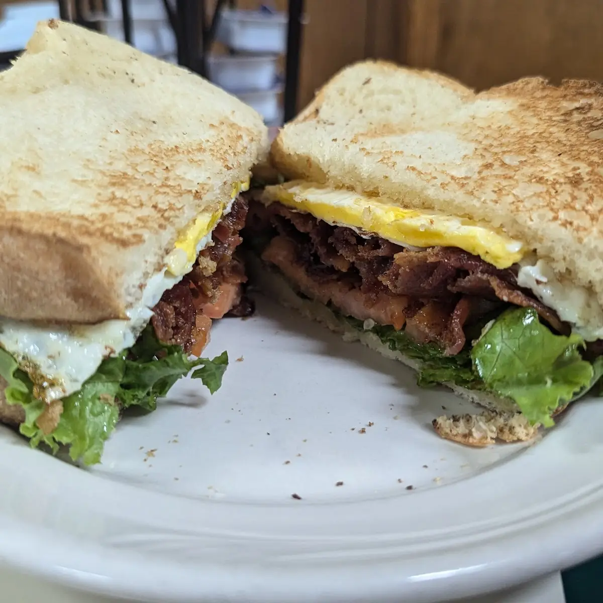 Bacon Egg Lettuce Tomato Sandwich