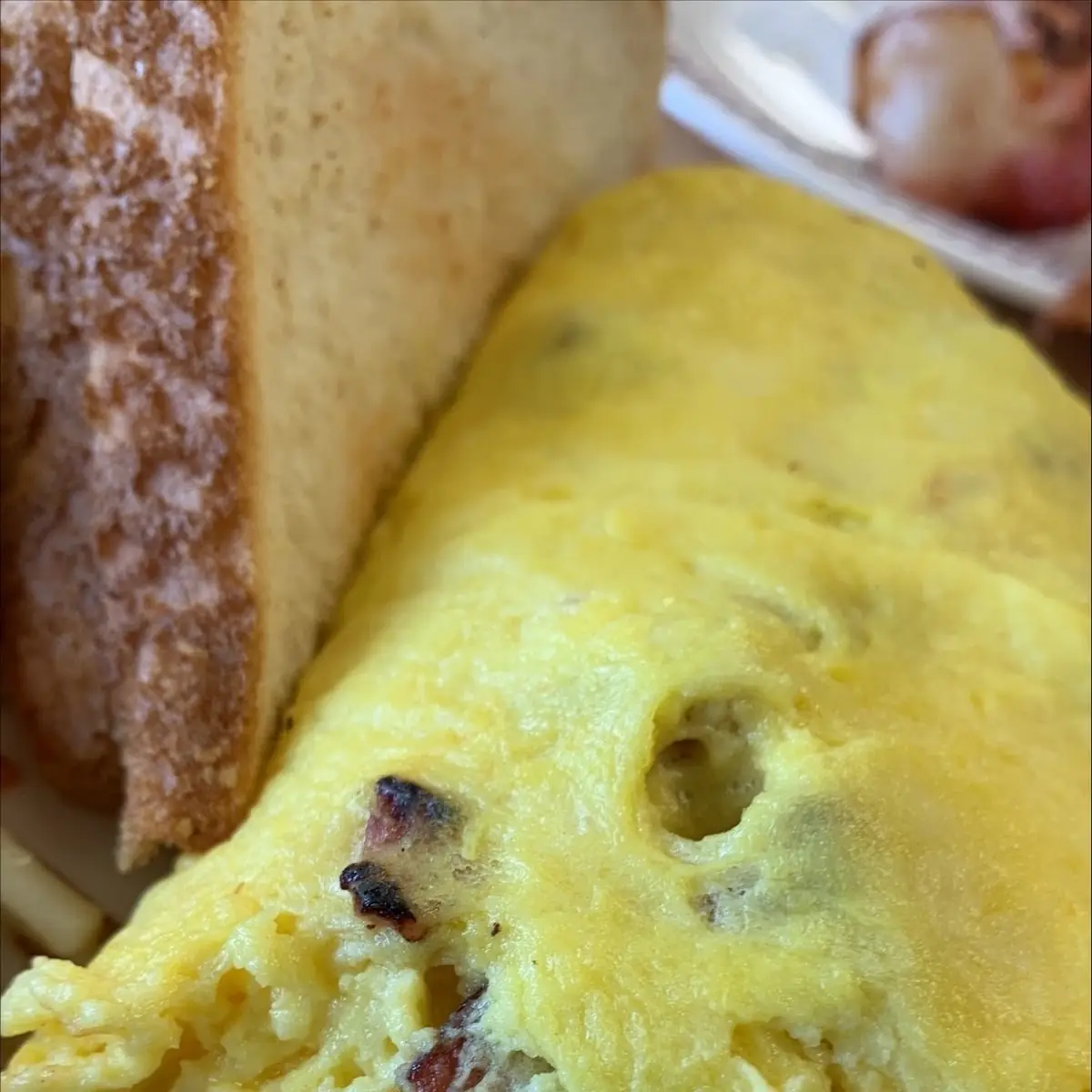 3 Egg Ham and Cheese Omelette