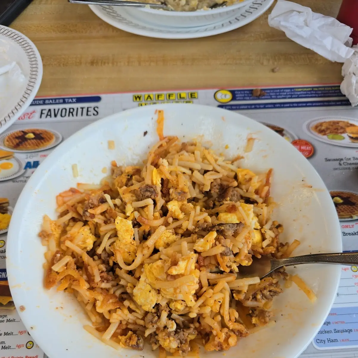 Sausage Egg & Cheese Hashbrown Bowl
