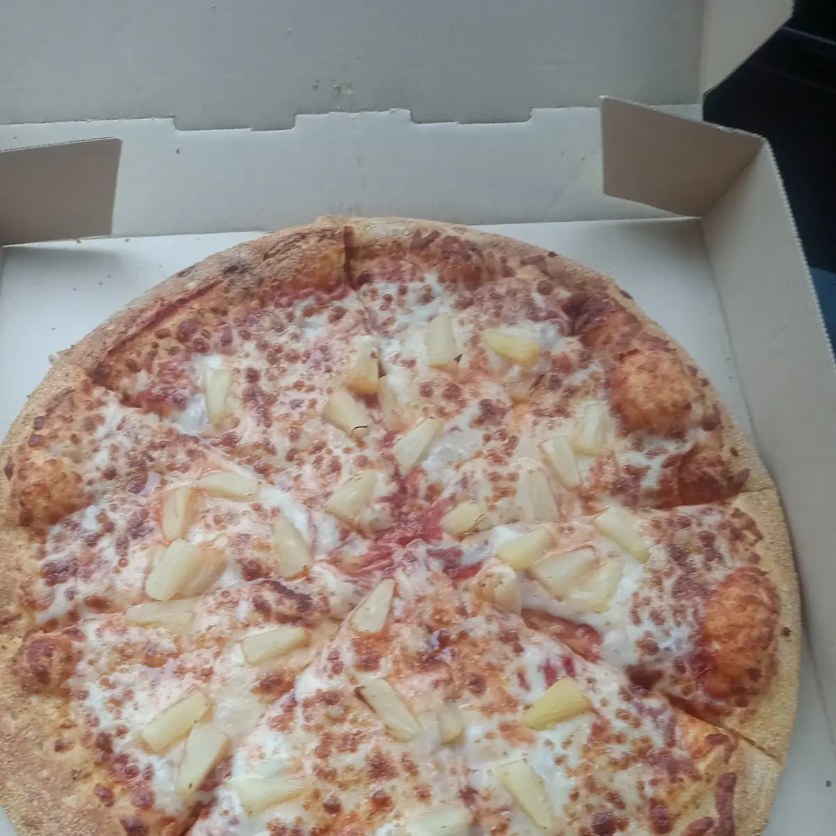 Cheese Pizza with Pineapple
