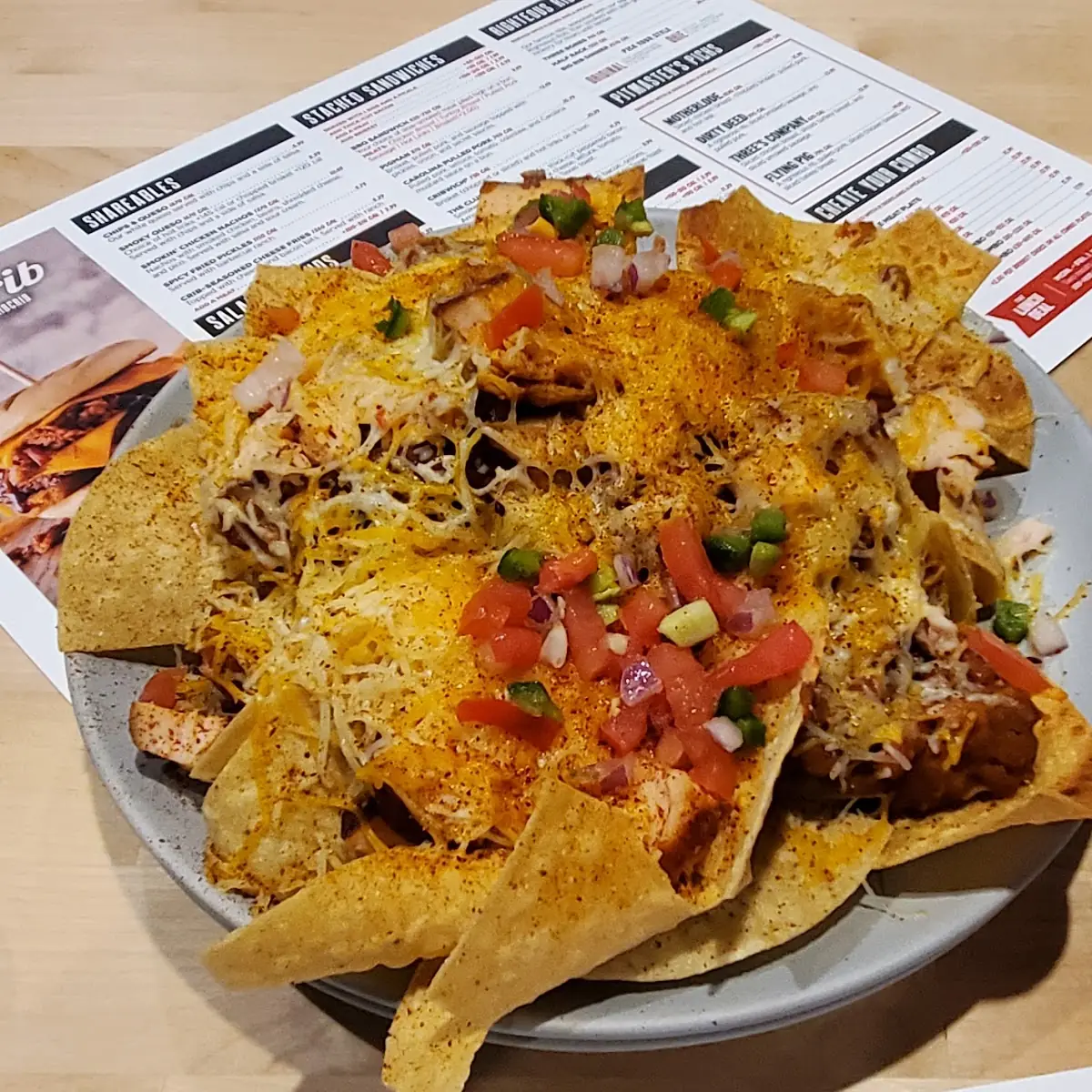 Smokin' Chicken Nachos