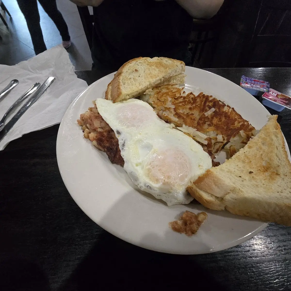 Corned Beef Hash with Eggs