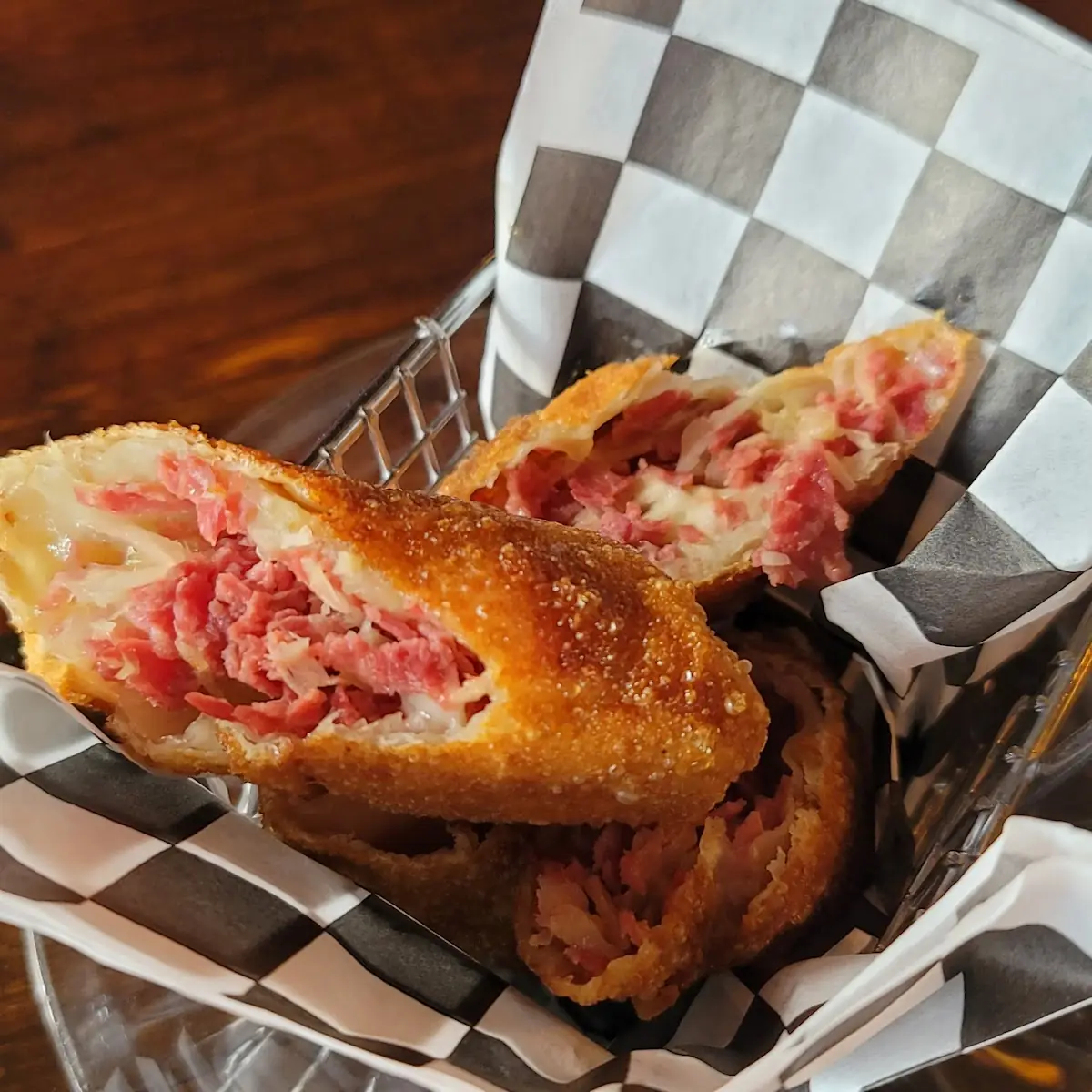 Reuben Egg Rolls