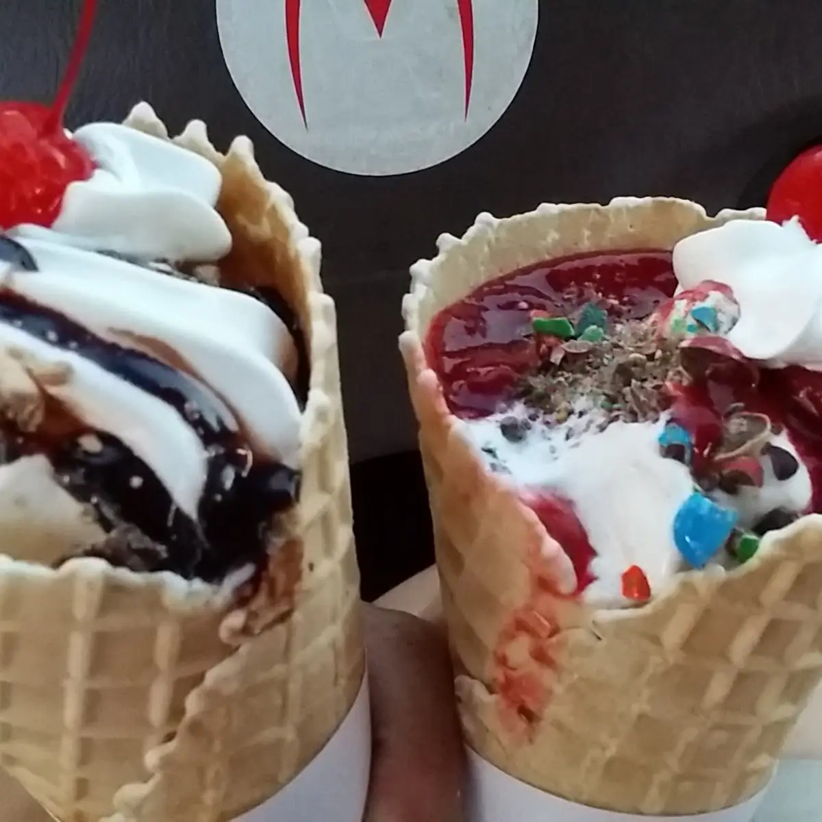 Sundae in a Waffle Cone