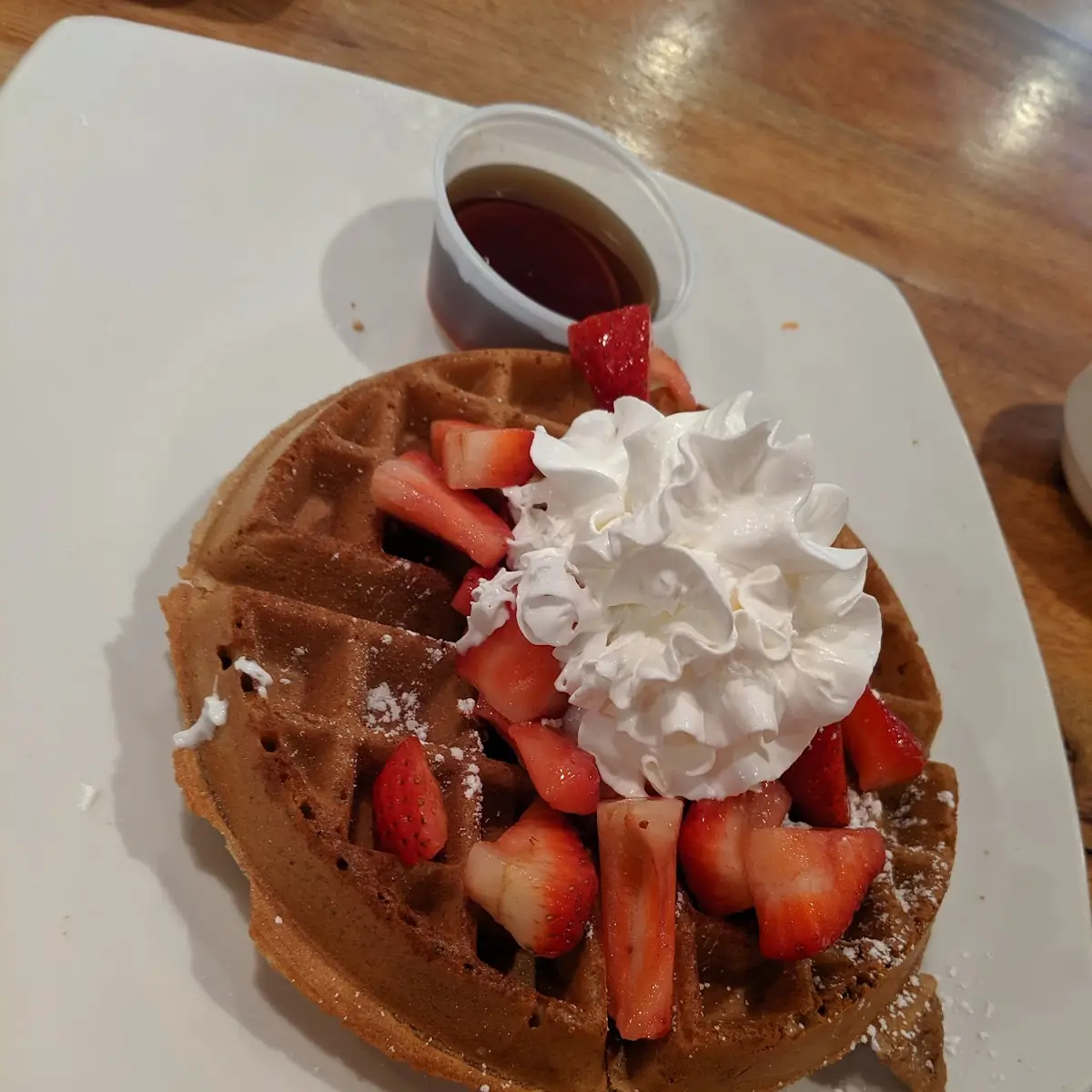 Strawberry Belgian Waffle