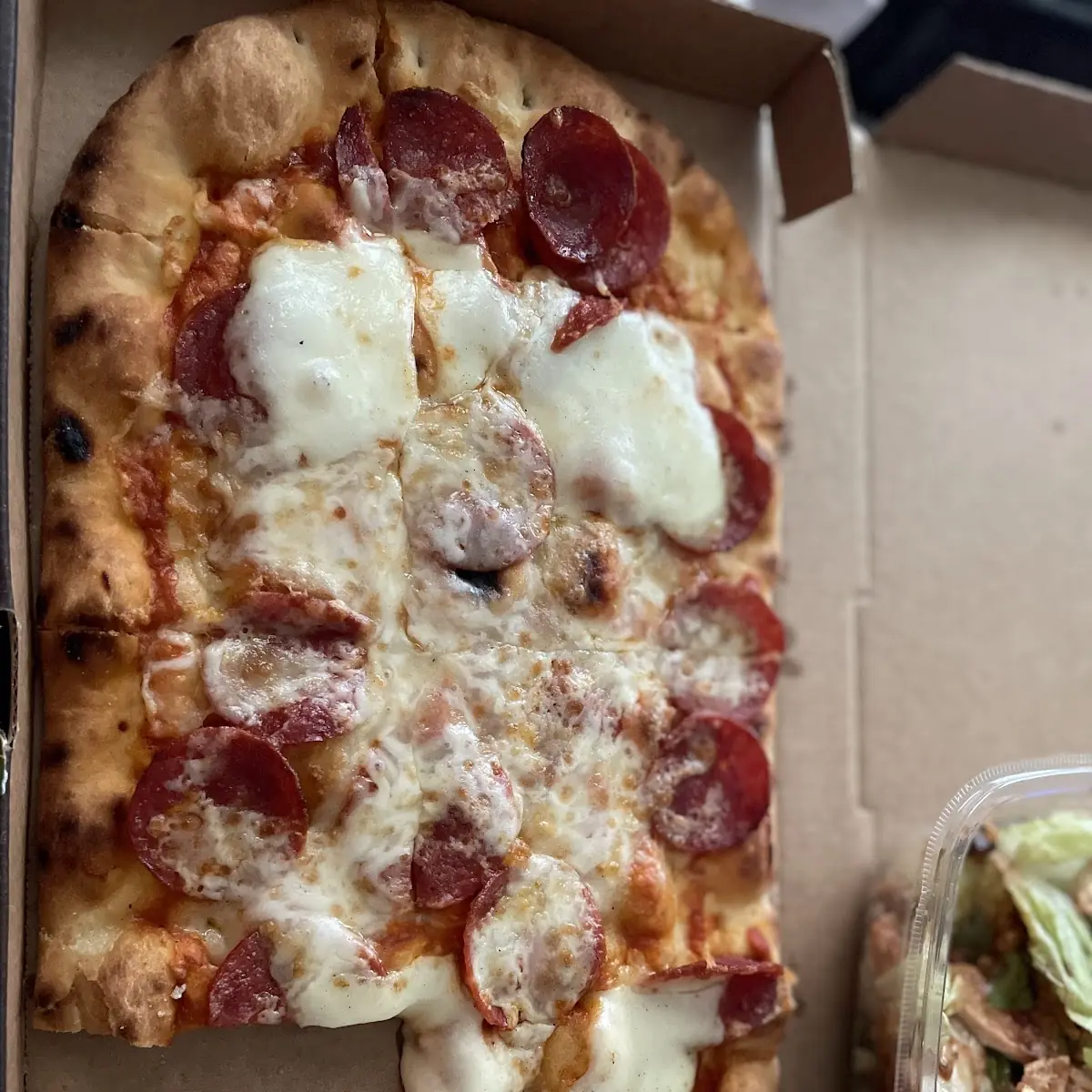 Pepperoni Flatbread Pizza