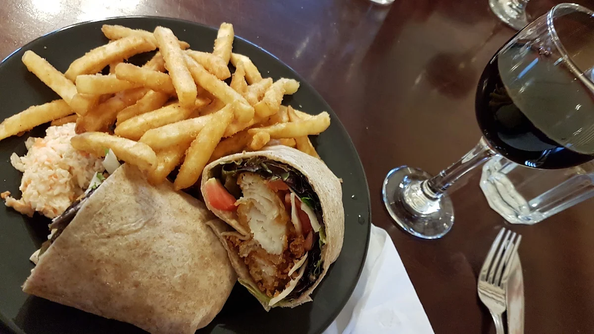Fish Wrap and Fries, Chowder House on Main