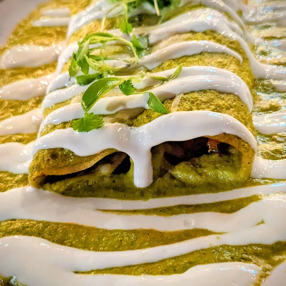Enchiladas Suizas Verde