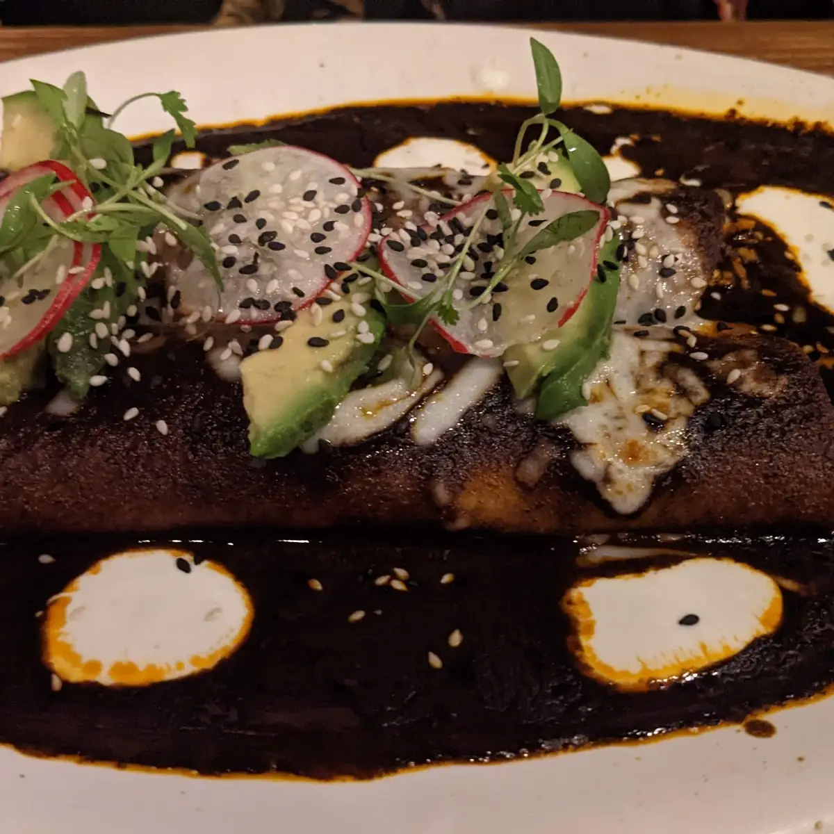 Mole Enchiladas