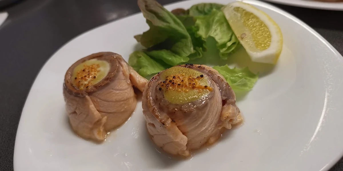 Scallops Wrap in Salmon, Kanta Japanese Kitchen