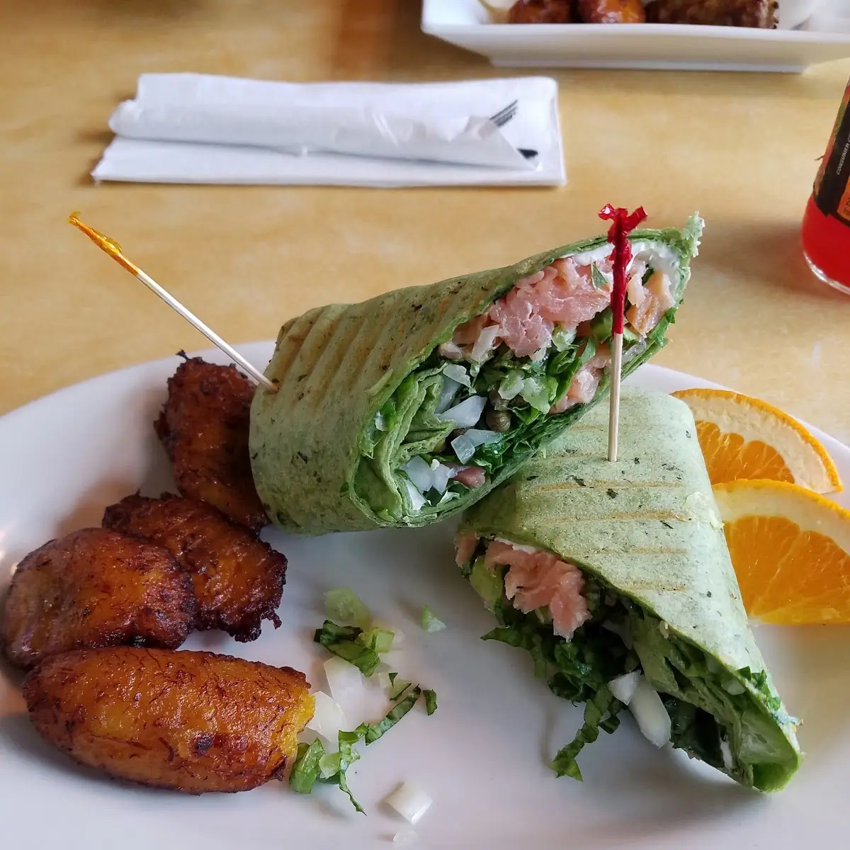 Smoked Salmon Wrap