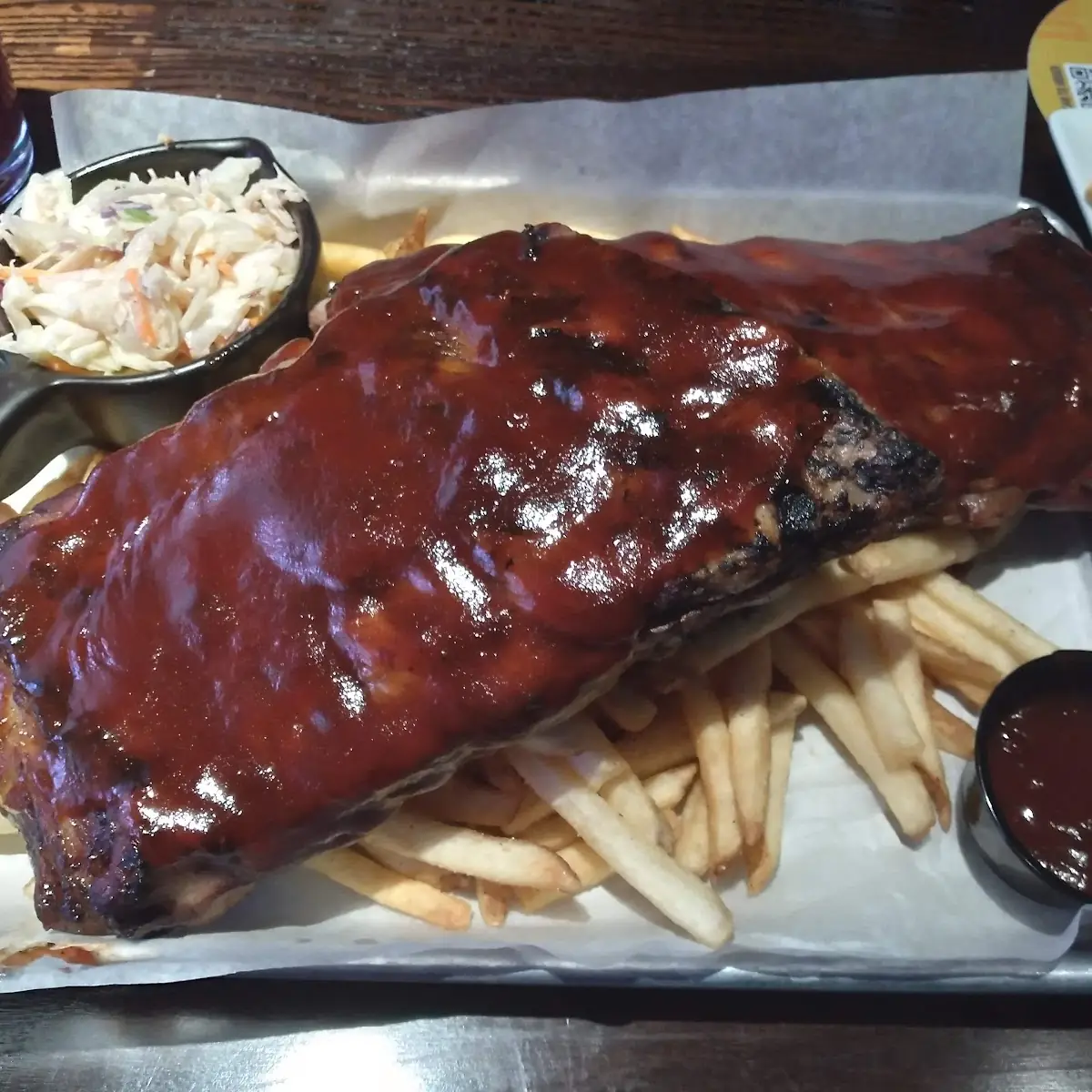 Baby Back Ribs with Two Sides