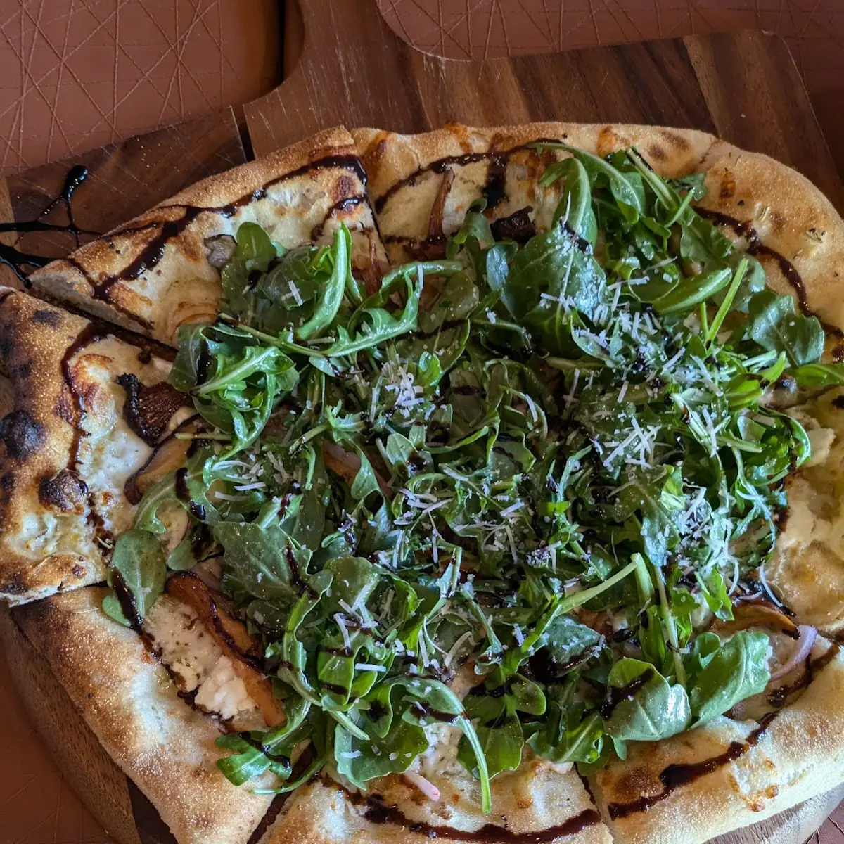 Wild Mushroom Goat Cheese & Arugula