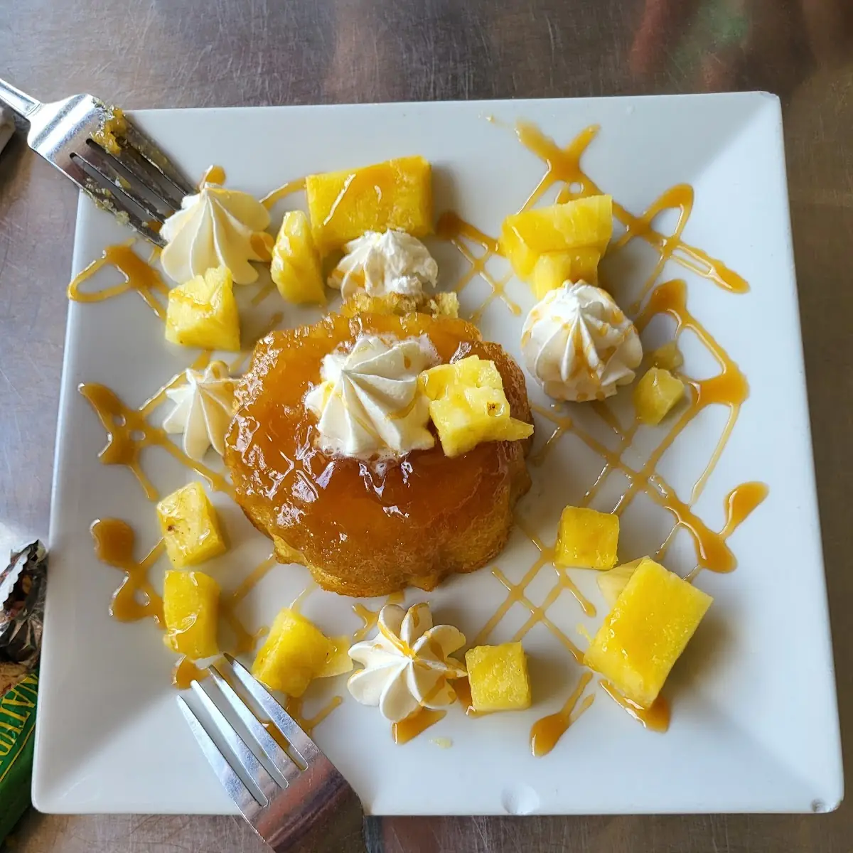 Hot Pineapple Upside-Down Rum Cake