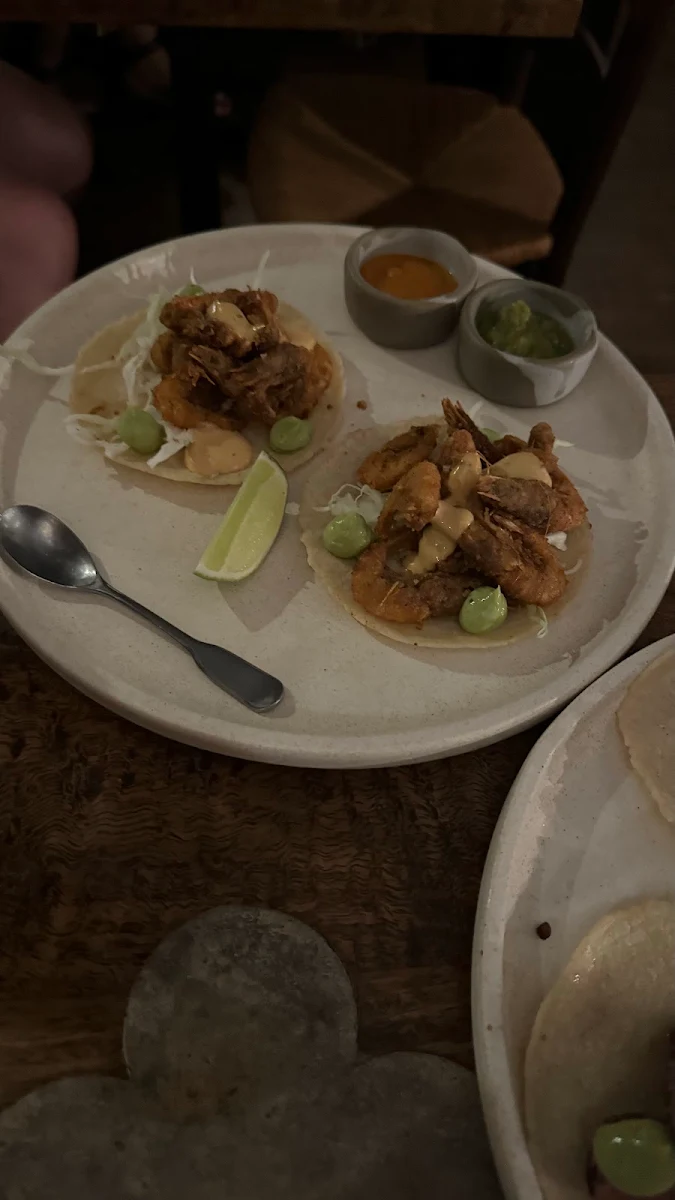 Prawn Tacos, Santa Catarina: Oaxacan Restaurant & Mezcal Bar Sydney