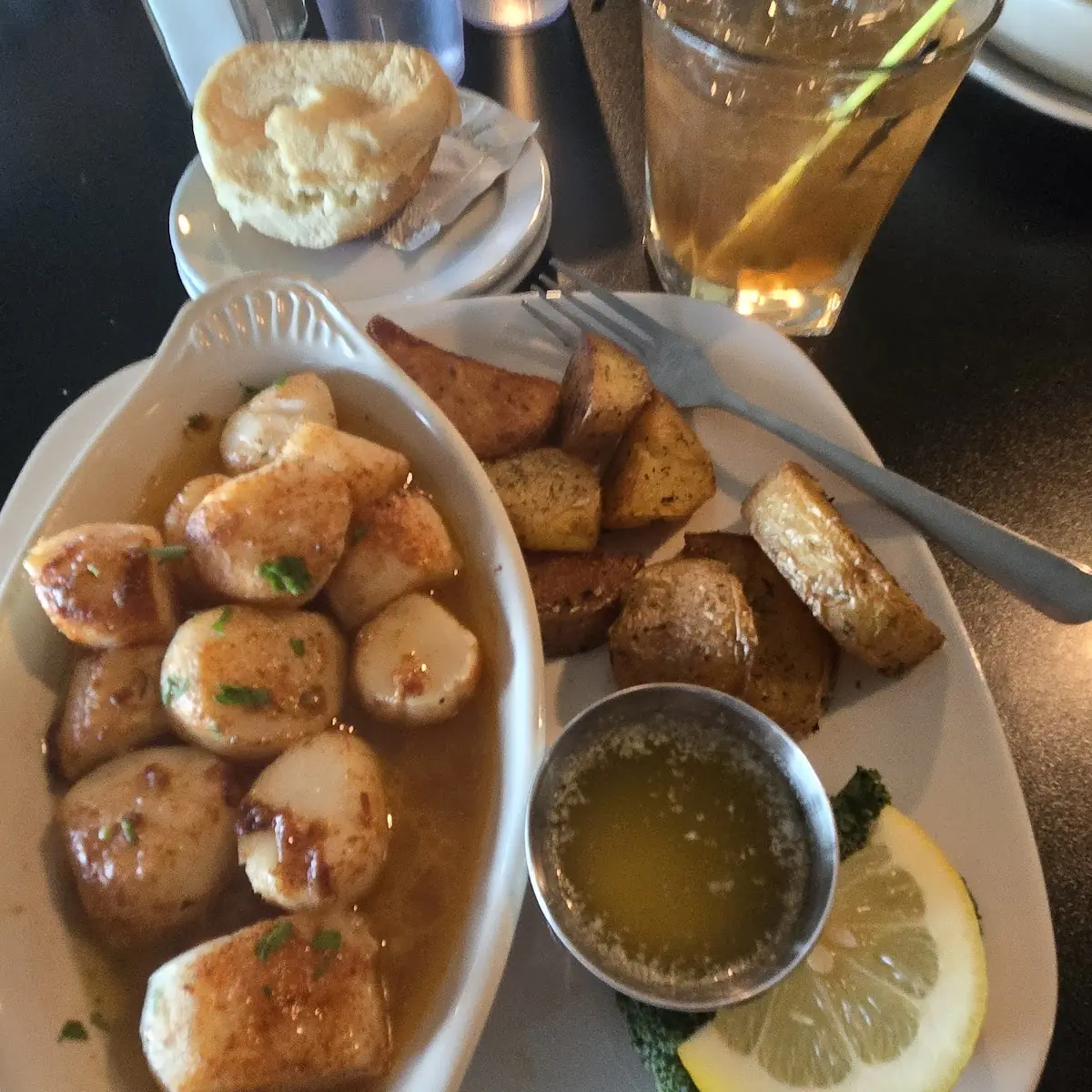 Scallops with Garlic Sauce
