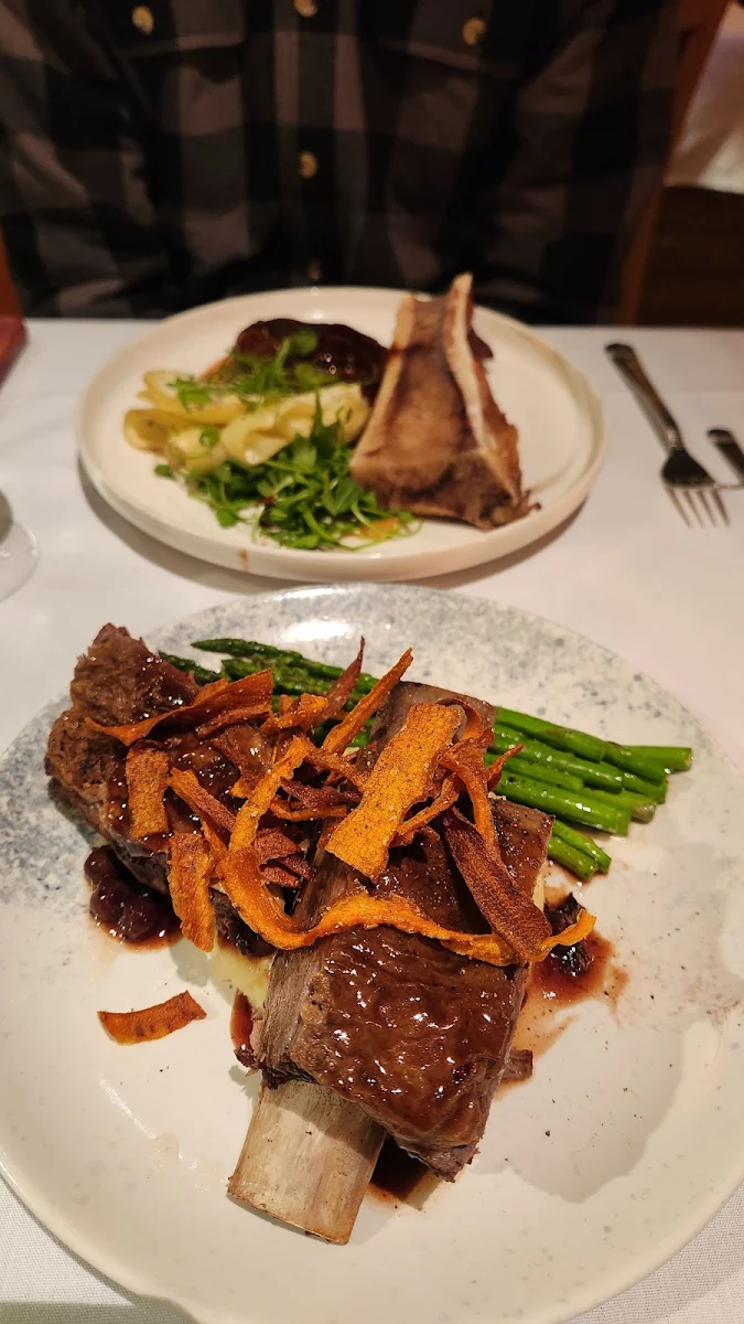 Slow Braised Bison Short Rib, The Maple Leaf Steak & Seafood