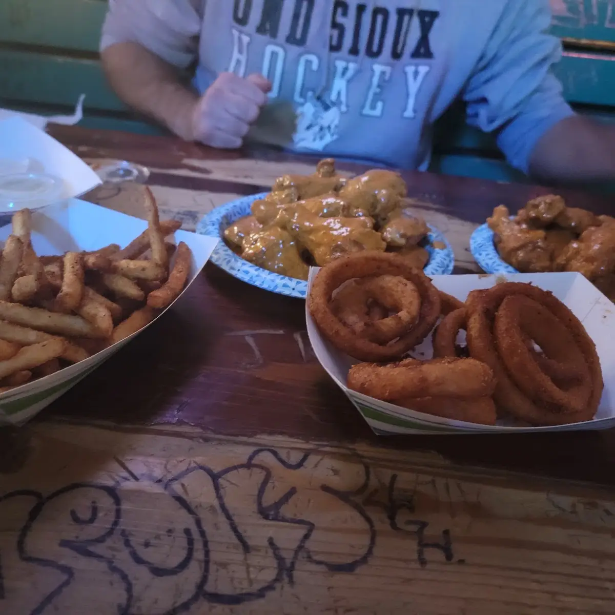 Buffalo Wings and Fries