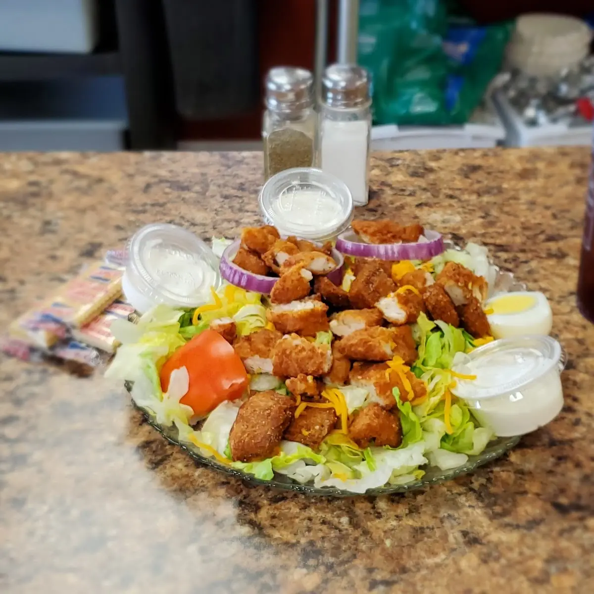 Crispy Chicken Salad