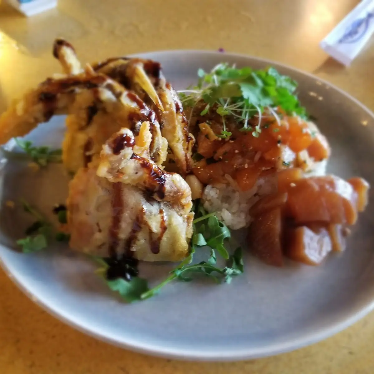 Fresh Soft Shell Crab Poke