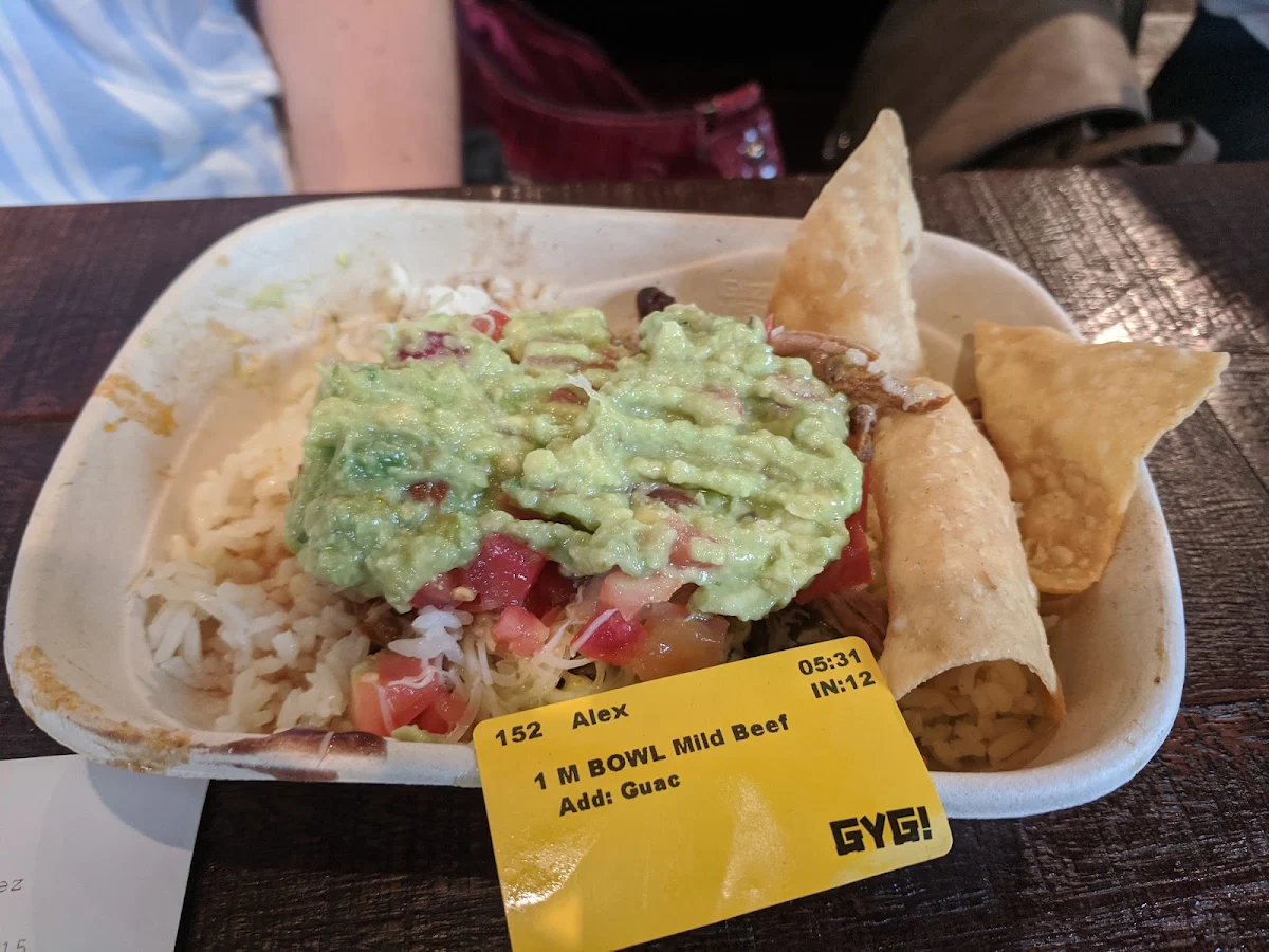 Nacho Bowl Beef, Guzman y Gomez - Maroochydore