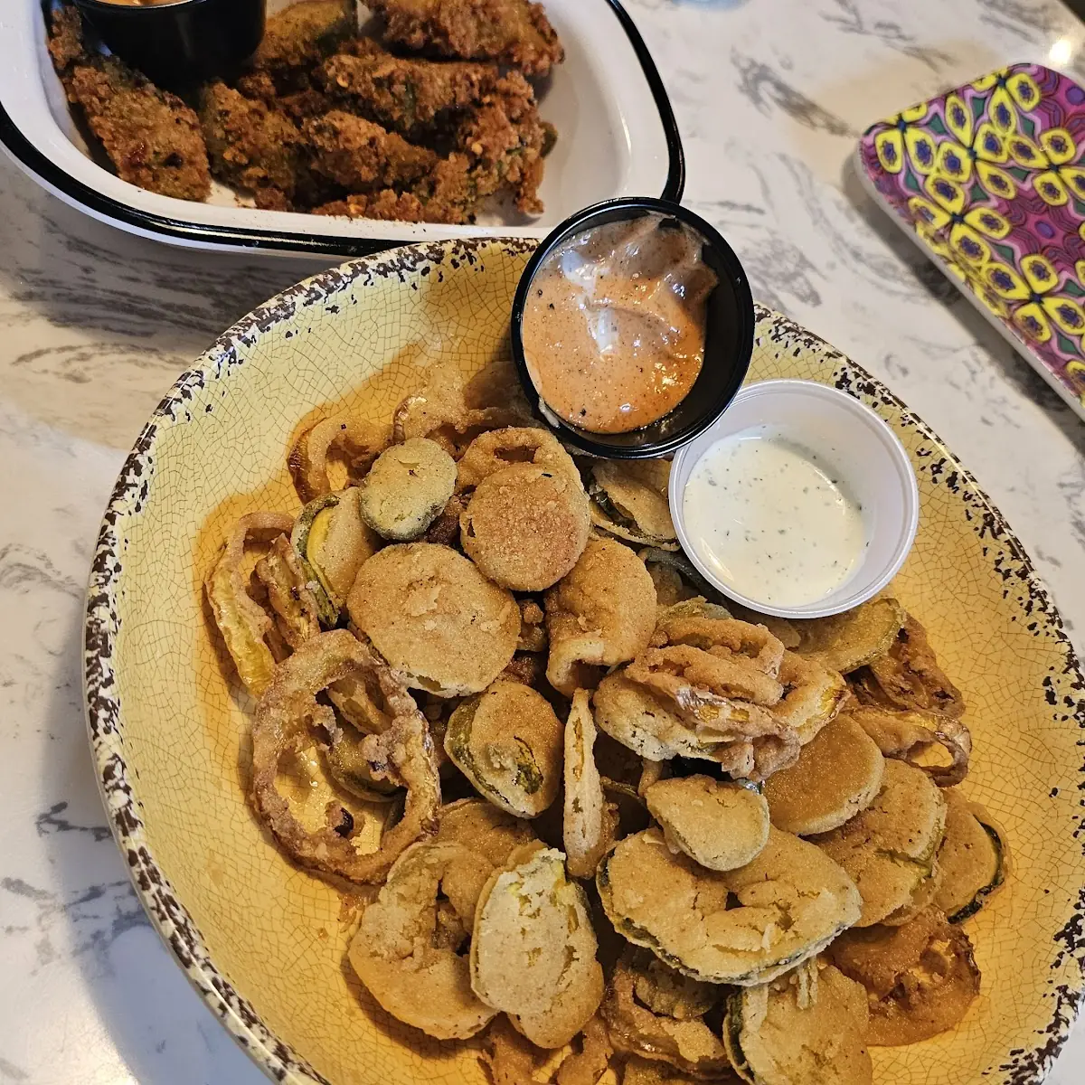 Fried Pickles & Banana Peppers