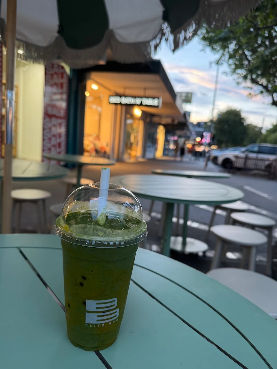 Iced Matcha, Blitz Bar Brighton