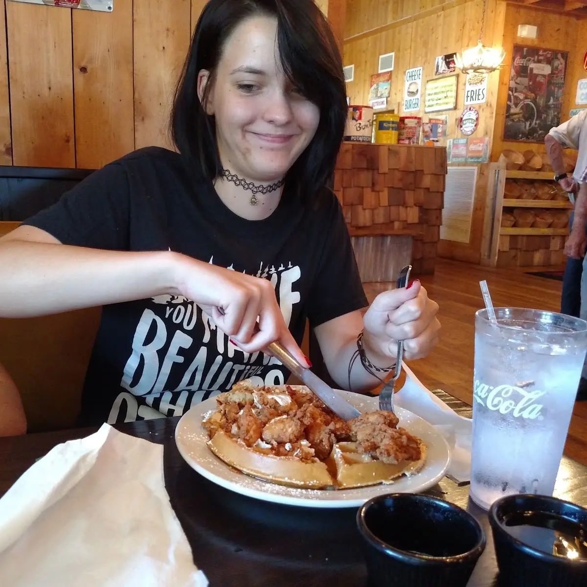 Two Tits with Country Fried Steak