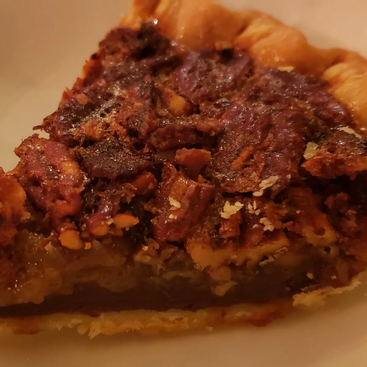 Pecan, Black Bottom Pecan Slice