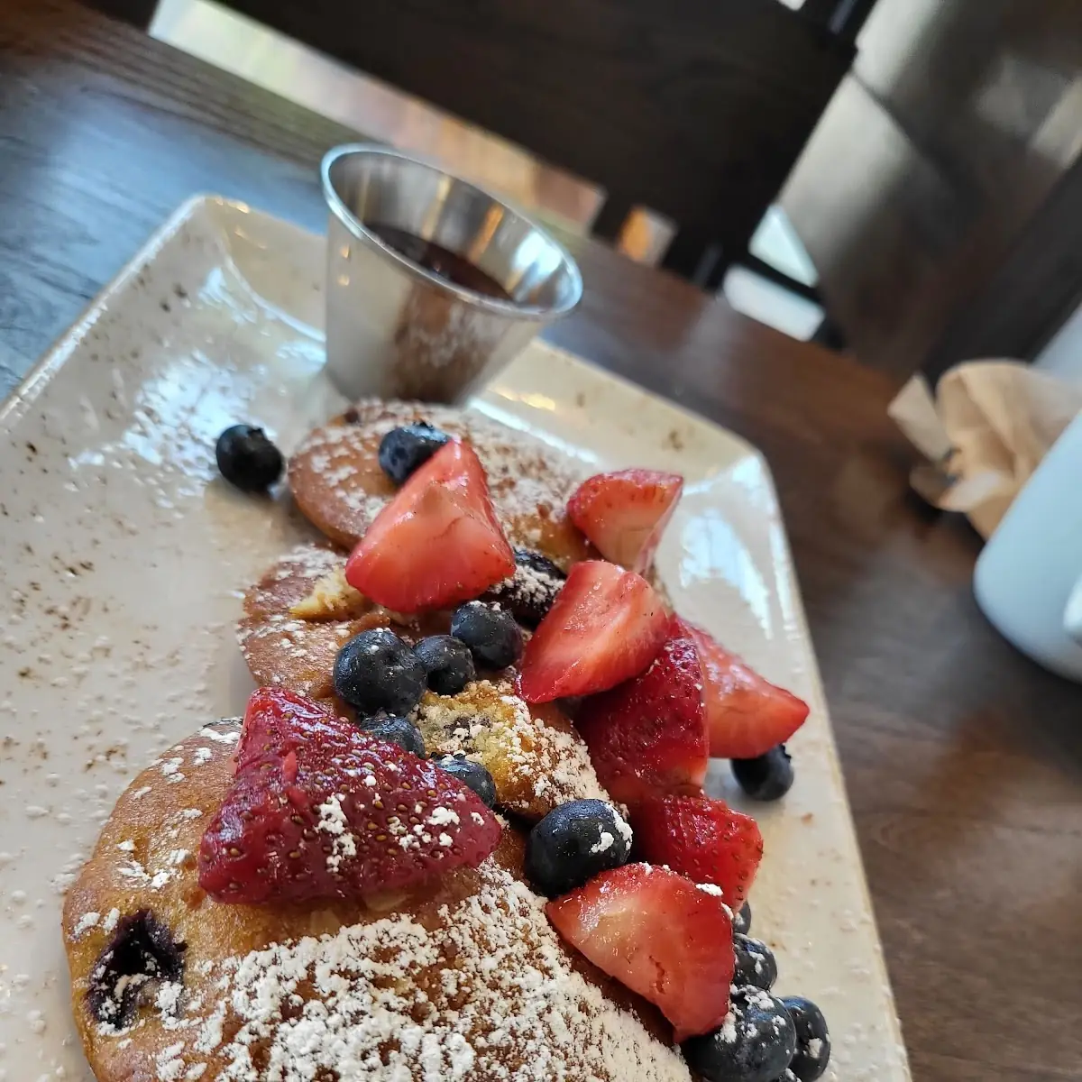 Blueberry Muffin Top Griddle Cakes