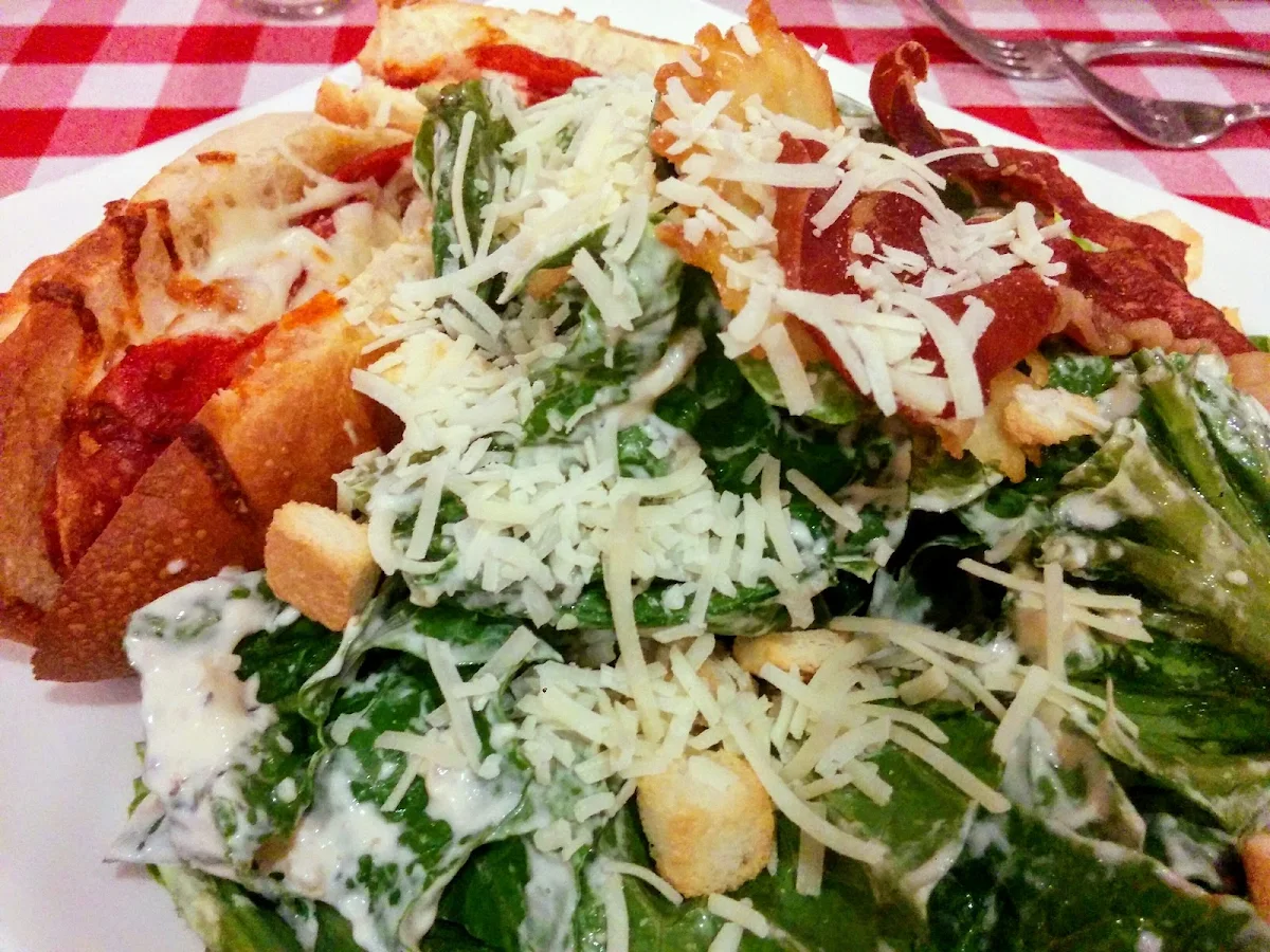 Meatball Sub and Ceasar Salad, Farina Ristorante