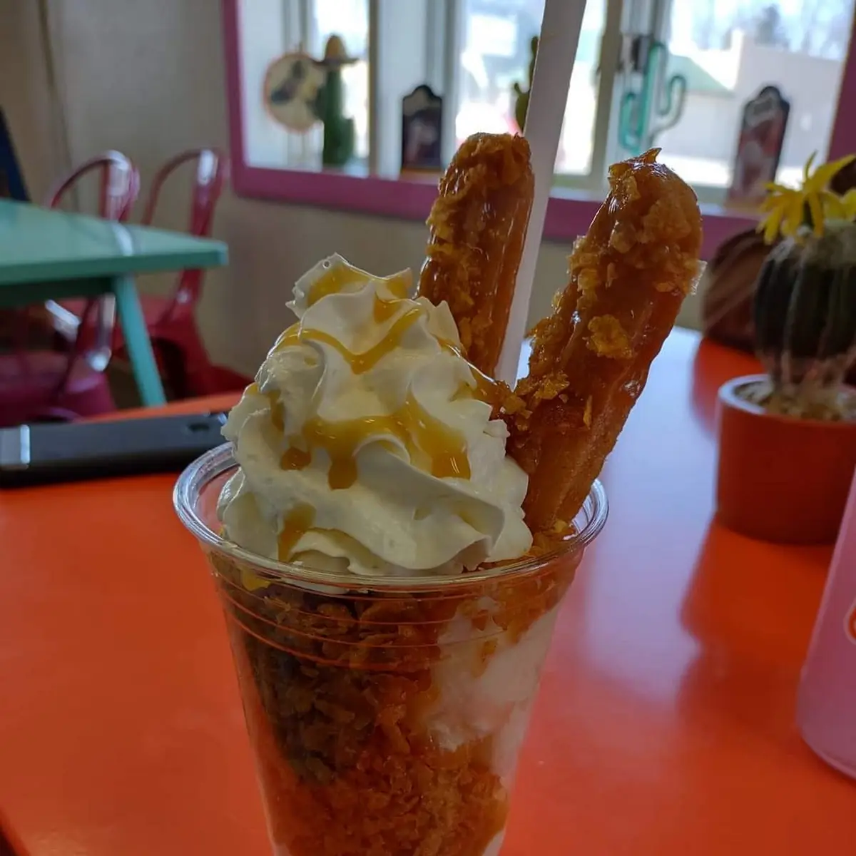 Churro Fried Ice Cream