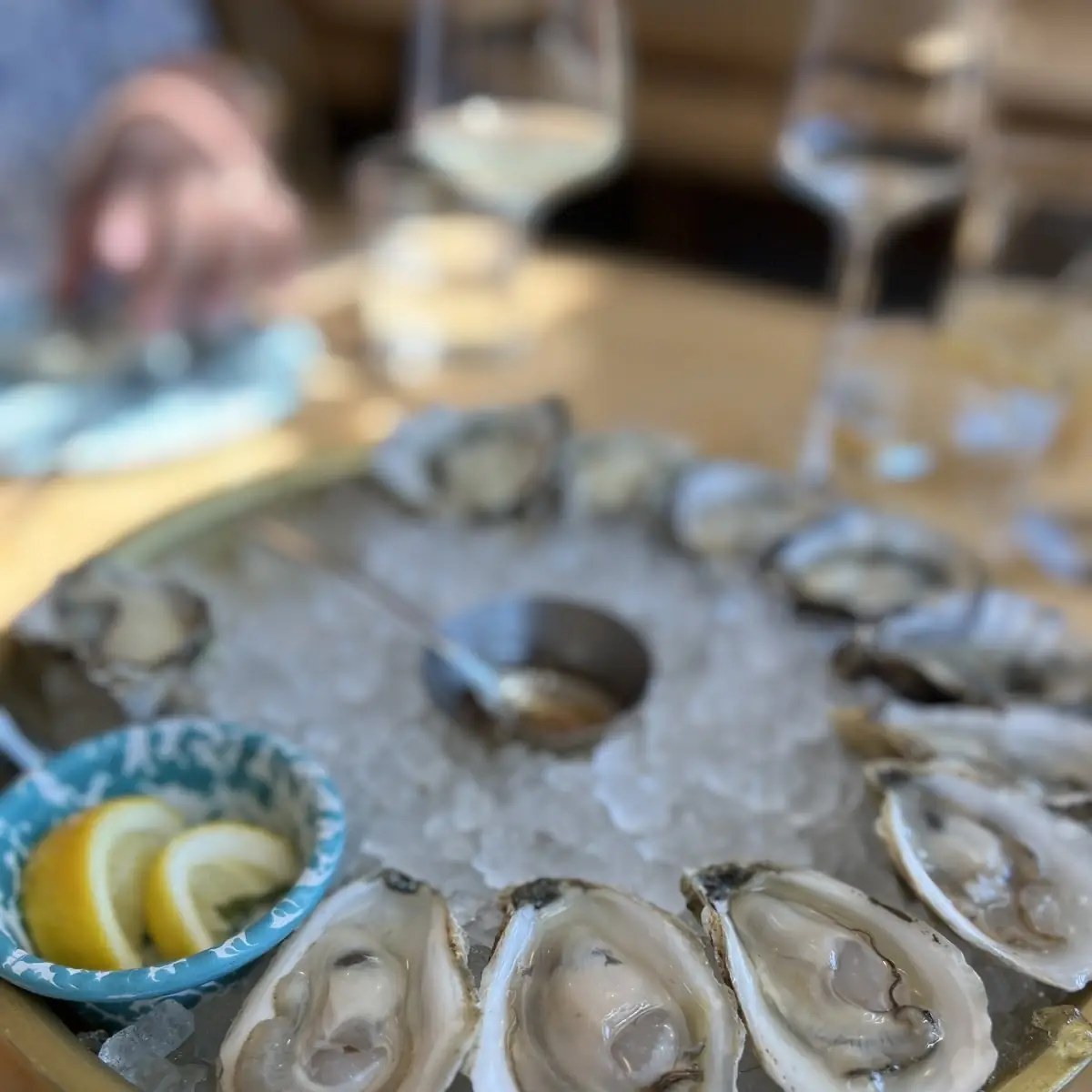 Iced Raw Oysters and Seafood Platter