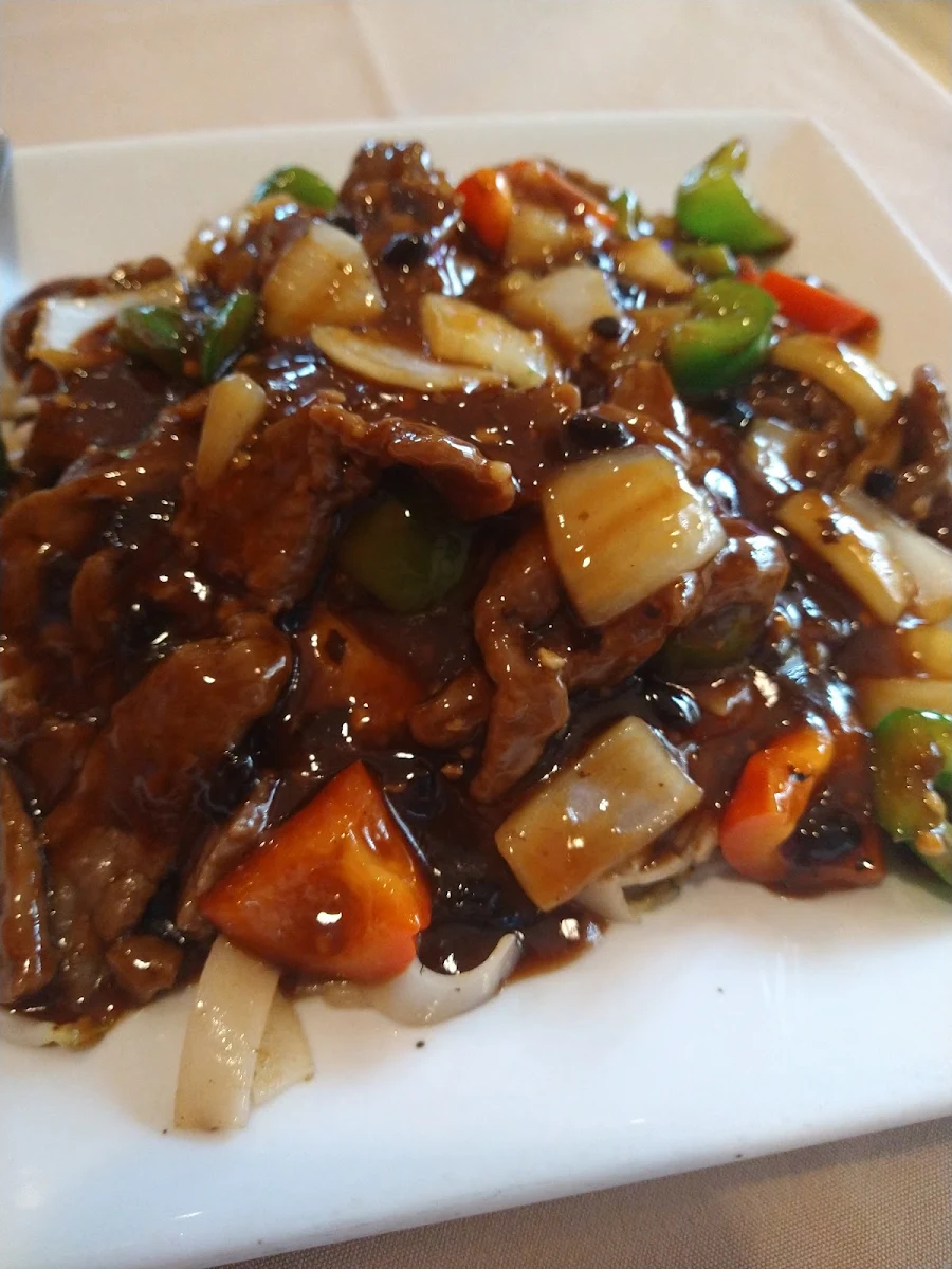 Beef Fried Rice Noodles with Black Beans Sauce, Restaurant Shing Kee