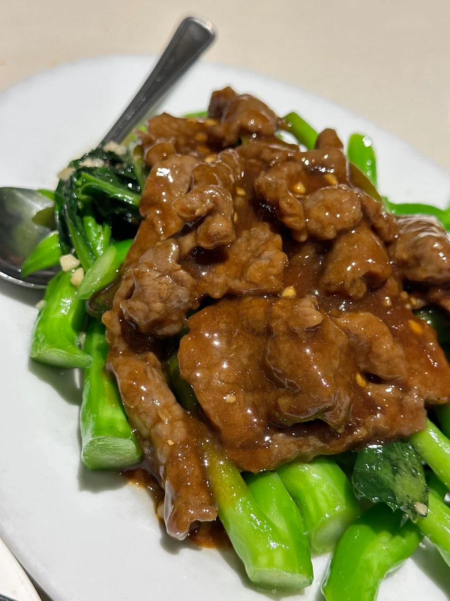 Bœuf Au Brocoli Chinois Beef With Chinese Broccoli, Restaurant Shing Kee