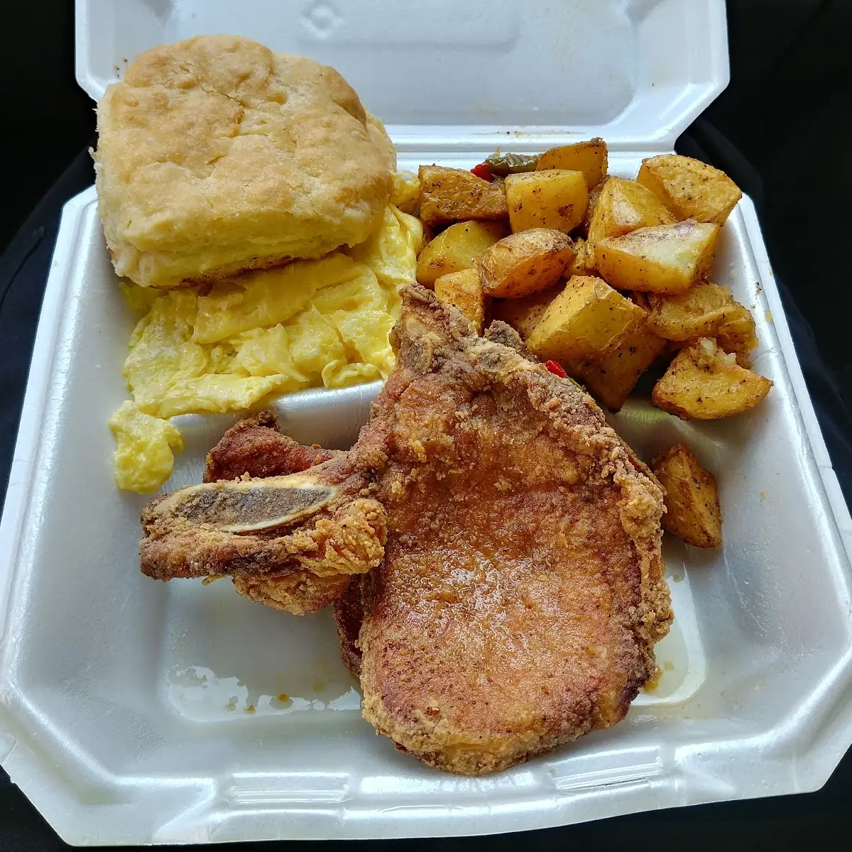 Pork Chops & Eggs