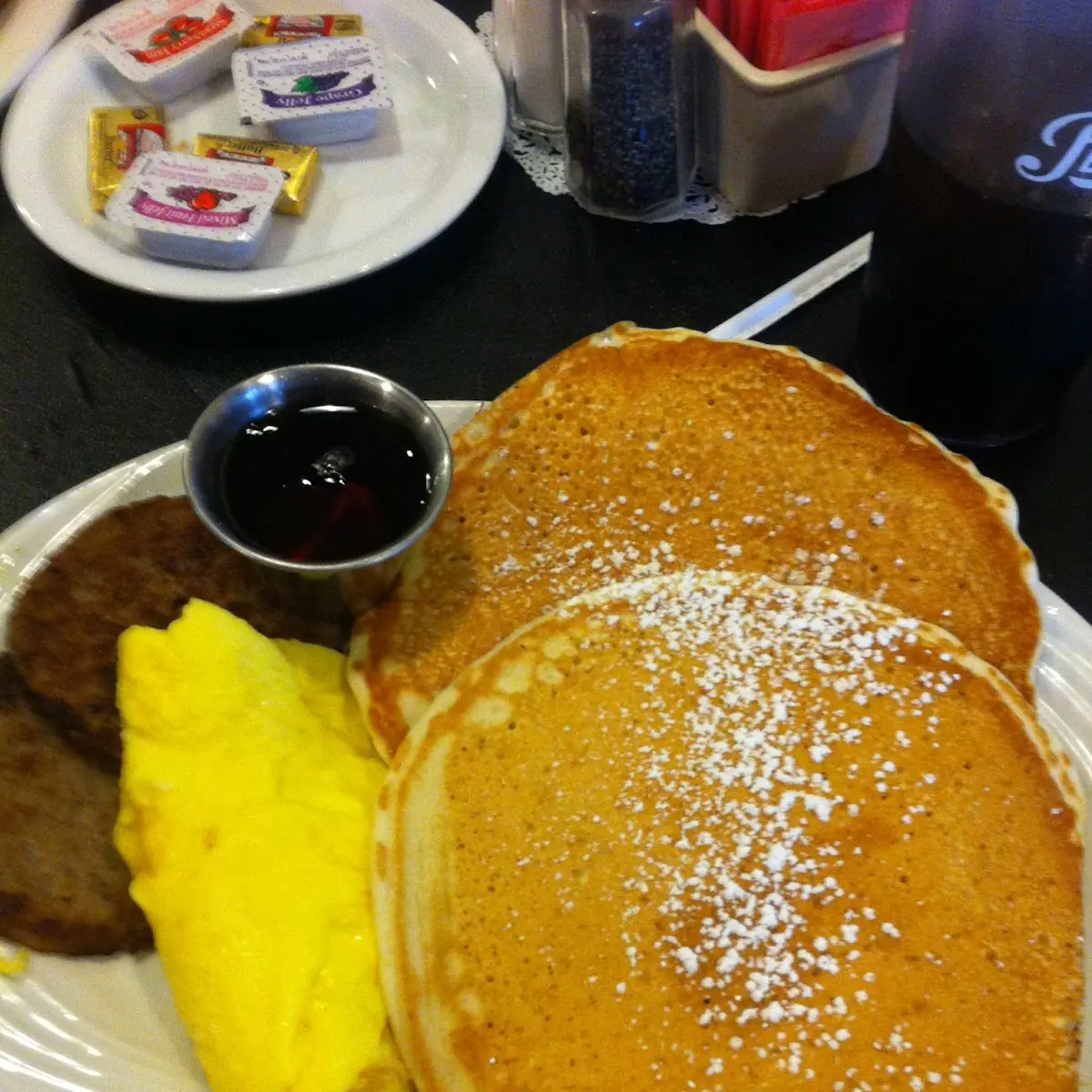 Farm Fresh Eggs and Pancakes