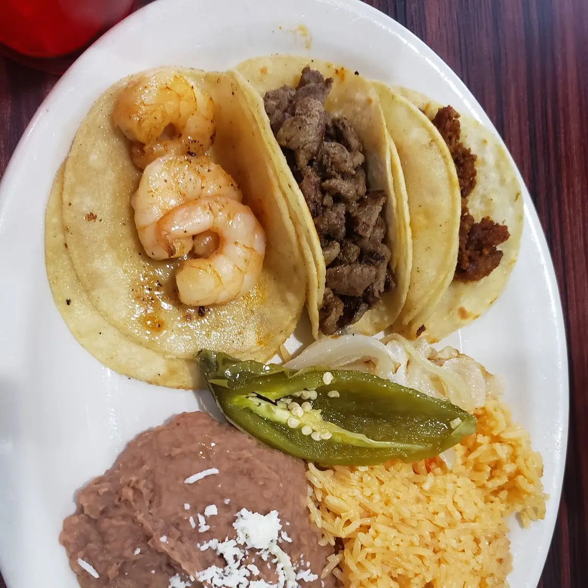 Shrimp Carne Asada Taco