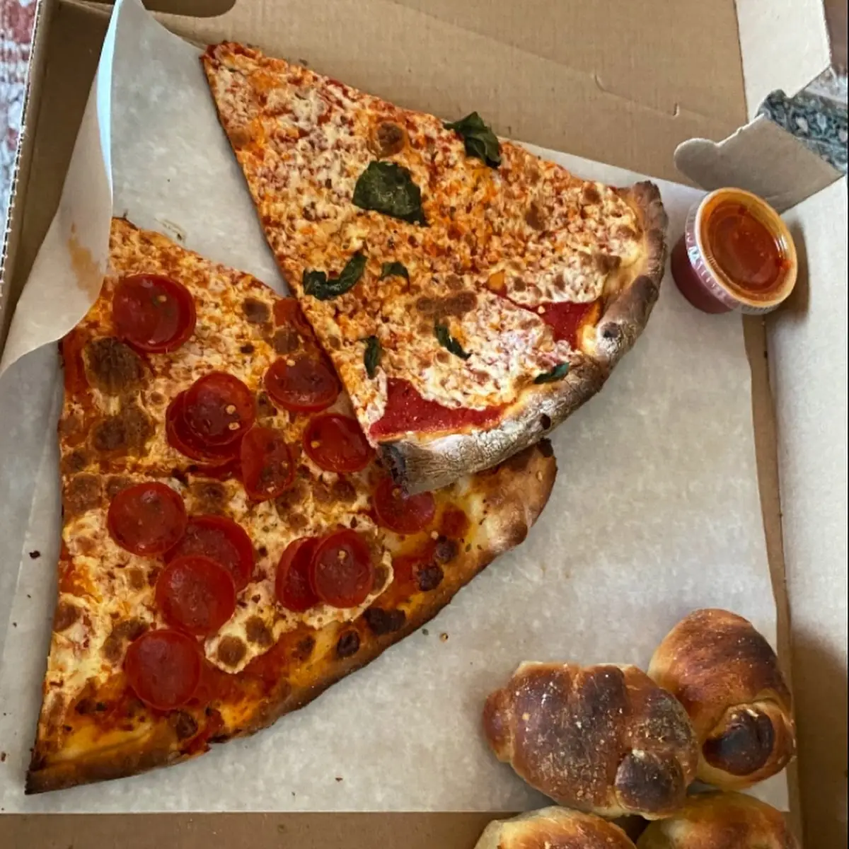 Pepperoni Slice & Cheese Slice