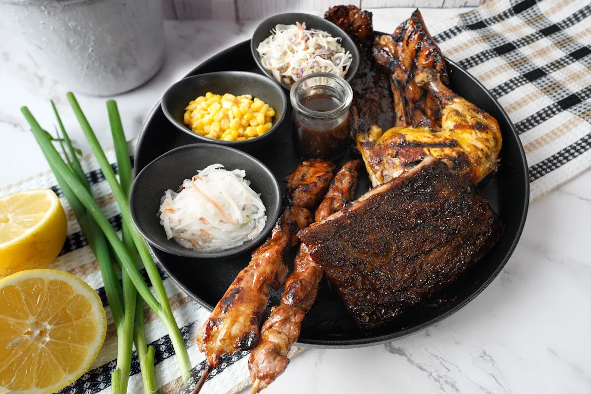 BBQ Sampler Platter, Amihan Grill + Bakeshop